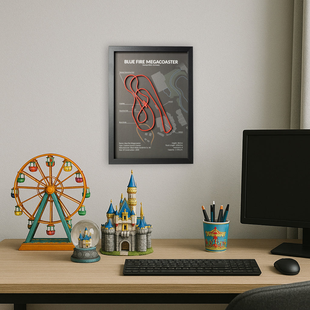 Blue Fire Megacoaster CoasterFrame